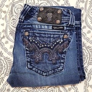 MISS ME Boot Cut Jeans. Size 28 Inseam 31"